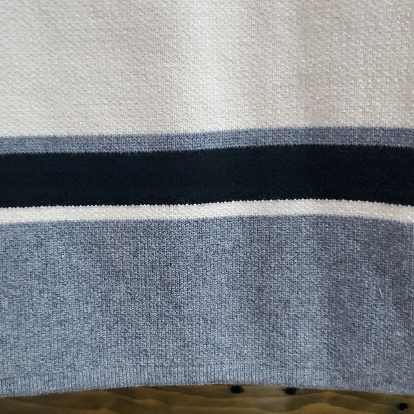 Stylish Striped Cardigan in Gray and Cream - Picture 12 of 12